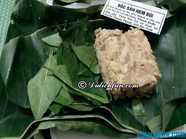 alt: Nem làng Bùi - Đặc sản Bắc Ninh với hương vị đậm đà, hấp dẫn.