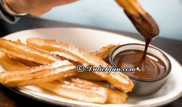Churros - Món ăn đường phố phổ biến tại Tây Ban Nha