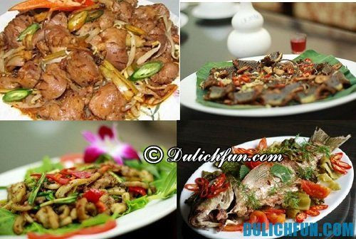 Đặc sản Hồ Núi Cốc