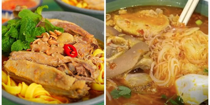 Mì Quảng Phan Thiết – Tô mì hấp dẫn với màu sắc rực rỡ.