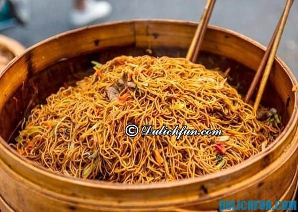 Mì sợi - đặc sản Thượng Hải