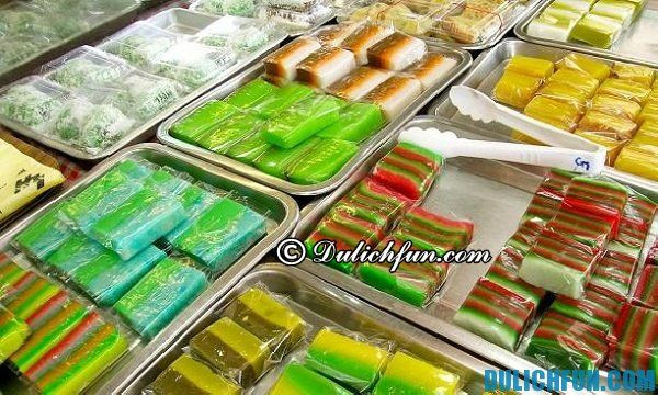 Món bánh hấp nhiều màu