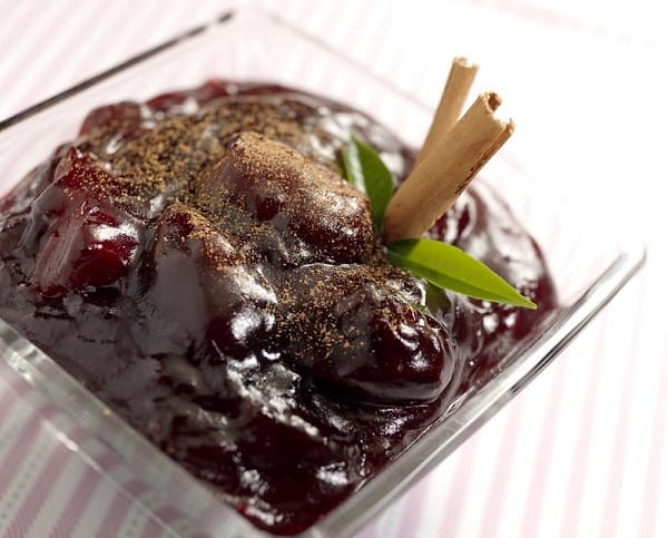 Món Mazamorra Morada của Peru