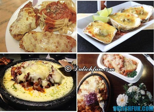 Món phô mai nướng hấp dẫn, một món ăn nổi tiếng ở Anh Quốc.