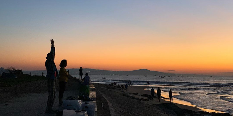 Một góc bình minh tuyệt đẹp tại Đồi Dương