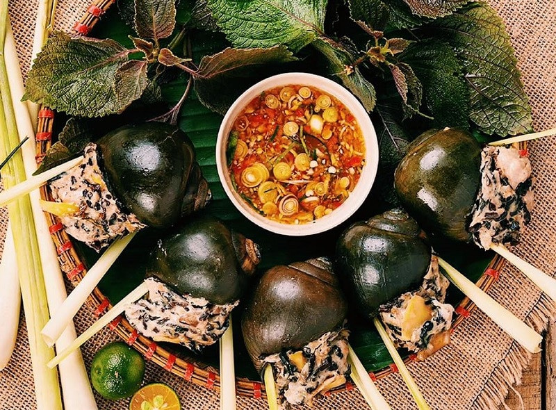 Ốc bươu nhồi thịt